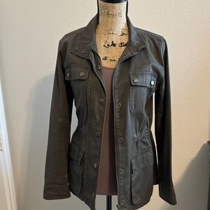 J. Crew Dark Olive Utility Jacket Size XS